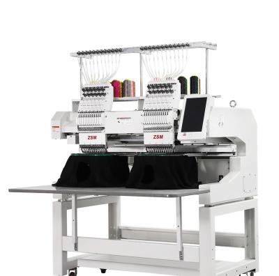 China Garment Shops Embroidery Machine On Hot Sales Computer Double Heads Embroidery Machine for sale