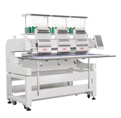 China Garment Shops New Multi Head Embroidery Machine Three Needle Automated Embroidery Machine For T Shirt Hat for sale