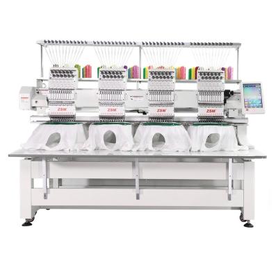 China Garment Shops 4 Head Industrial Flat Embroidery Machine Cap T-shirt Computerized Embroidery Machine for sale