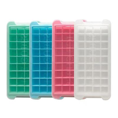 China Reusable Diy Ice Cream Silicone Mold 36 Cavity Ice Cube Mold Viable Multicolor Food Grade Silicone Mold for sale