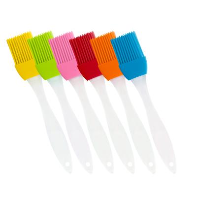 China Sustainable Silicone Cookware Split Silicone Oil Brush BBQ Brush Heat Resistant Baking Pastry Brush for sale