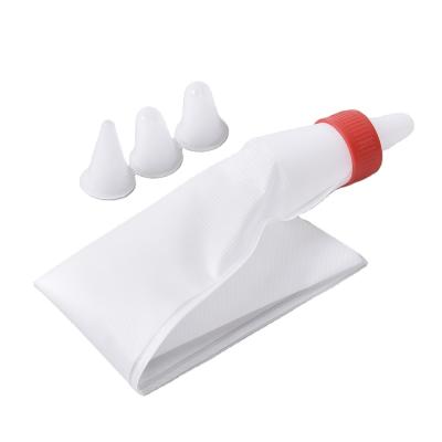 China Sustainable 4-Piece Spout Set Bag Translucent Cream Cake Baking Tools for sale