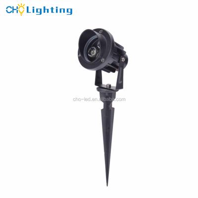 China Landscape IP67 3W LED Spike Spotlight 12V Led Light Outdoor Garden Led Spike Lights for sale