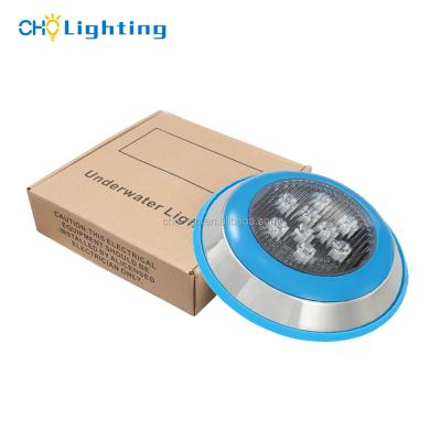 China Theme park pool 9w under water lamp ip68 12 volt pool led lights underwater led pool light for sale