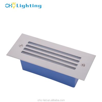 China Desk 110*45mm 170*70mm stainless steel buried lamp 3w led step light for wall stair ladder corner for sale