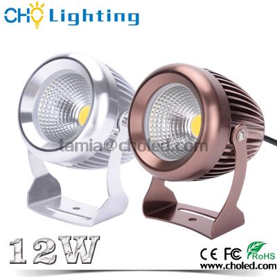 China Garden 12w 110v 220v led spot flood light outdoor wall cob spotlight for sale