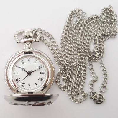 China Small Zinc Alloy Pocket Watch With Train Cheap Quartz Pocket Watch With Chain for sale