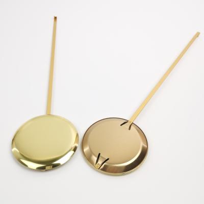 China 80mm Aluminum Metal Lead Aluminum Clock Pendulum With Sticks Customized for sale