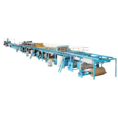 China Food Easy-Used Cardboard Box Making Machine 3 Layer Nano Corrugated Cardboard Production Line Paper Making Machinery for sale