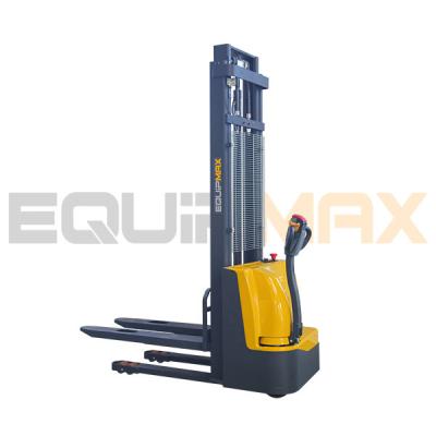 China Garment Shops Equipmax 1.0-2.0 Ton Stacker Electric Pallet Stacker With USA Curtis Controller for sale