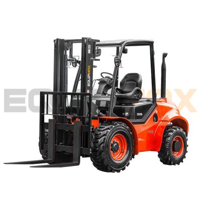 China Garment Shops Equipmax 1.8-3.5 Ton 4WD Rough Terrain Forklift For Sale, All Terrain Forklift, All Terrain Forklift for sale