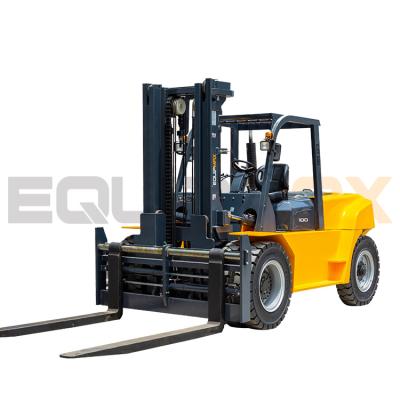 China Hotels Lifting Machinery 10ton Diesel Forklift With Power Shift Transmission for sale