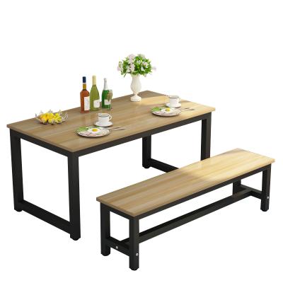 China Factory price living room furniture dining table with bench bar table for sale