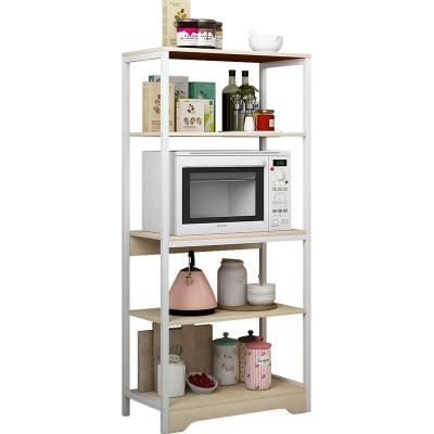 China Factory Price Simple Modern Kitchen Storage Serving Rack Kitchen Shelf Kitchen Furniture for sale