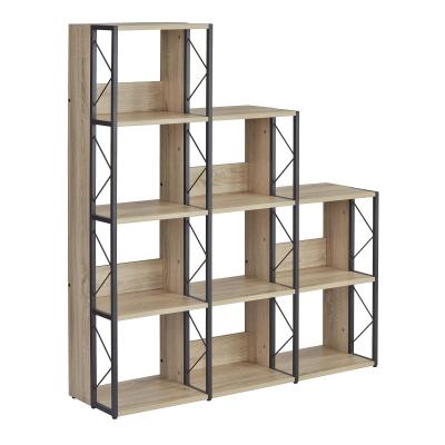 China Factory Price Modern Bookshelf Bookcase For Children Wooden Ladder Bookshelf Home Office Furniture for sale