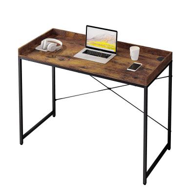 China Factory price/20 years experience diy industrial wood and metal frame home office computer desk for sale