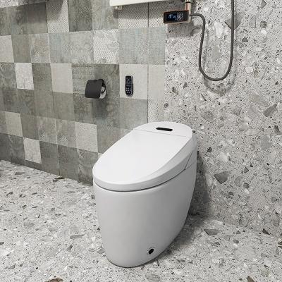 China Wholesale Cheap Price Bathroom Automatic Electronic Smart Toilet 110v Automatic Operation Sensor Flushing One Piece Smart Toilet for sale