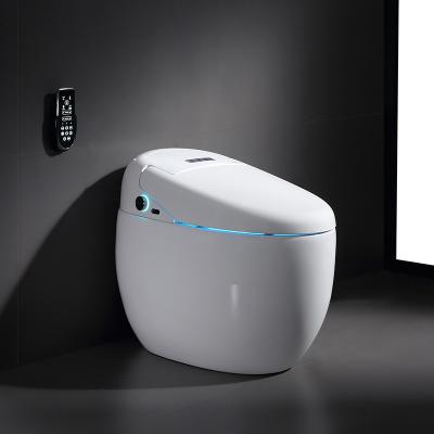 China Modern Intelligent Ceramic Toilet Automatic Operation Bathroom Floor Type Automatic Toilet Bidet Toilet CE Certificate for sale