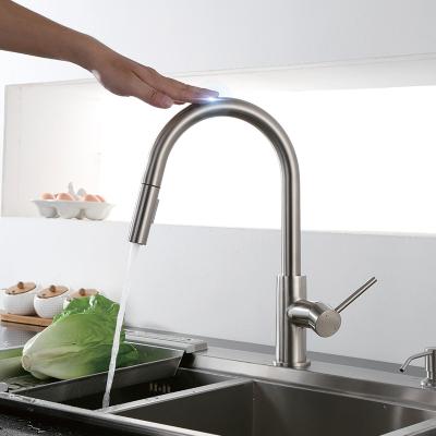 China Thermostatic Faucets cUPC Certified Touchless Pull Down Kitchen Faucets Pull Down Kitchen Faucets CZ435 for sale