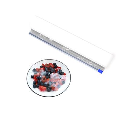 China Durable Attractive Kitchen Food Wrap Dispenser Plastic Cutter Viable Cling Film Tool Cling Wrap Film With Cutter for sale