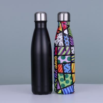 China PORTABLE 500ml Cola Bottle Stainless Steel 304 Double Wall Insulated Premium Quality Custom Logo Stainless Steel Water Bottle for sale