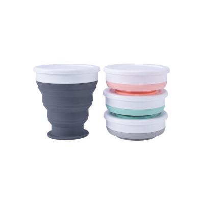 China Sustainable Folding cup silicone travel bottles collapsible outdoor activities portable for sale