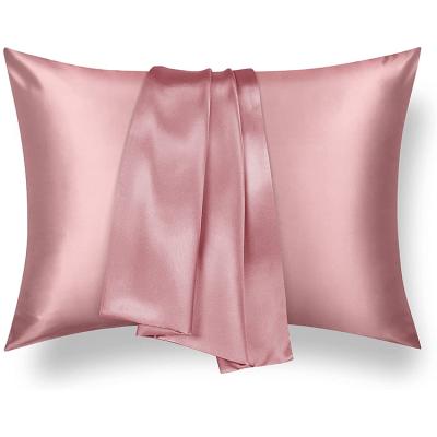 China Nondisposable 100% Mulberry Silk Pillowcase With Hidden Zipper 19 Side Momme Charmeuse Silk Pillowcase for sale