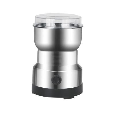 China Coffee Spice Bean Grinders Stainless Steel Mini Weed Mill Automatic 200W Herb Dry Soya Food 110V Cacao Nima Electric Grinder for sale