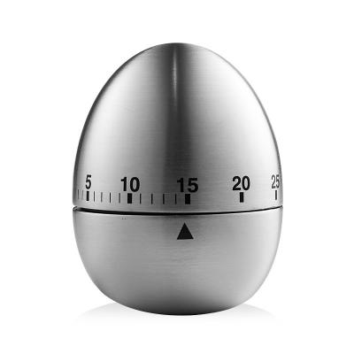 China Creative Kitchen Tools Egg-shaped Apple-shaped Countdown 60 Minutes Student Timer Baking Cooking Reminder Mechanical Timer for sale