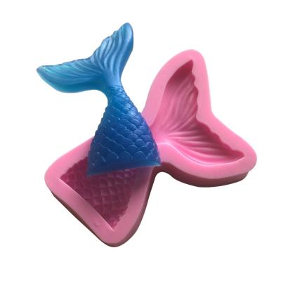 China Silicone Cake Fondant Baking For Silicon 3D Decoration Diy Boat Round Mousse Animals Custom Gummy Mermaid Tail Mold for sale