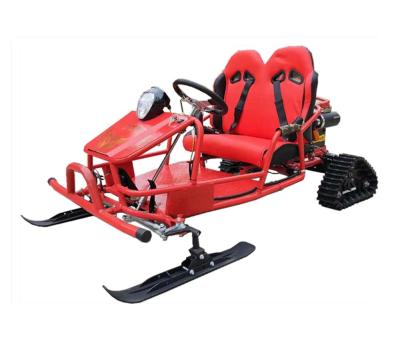 China snowmobile vehicle 48V kids electric go kart 500W with 2seats 13*5.00-6 for sale