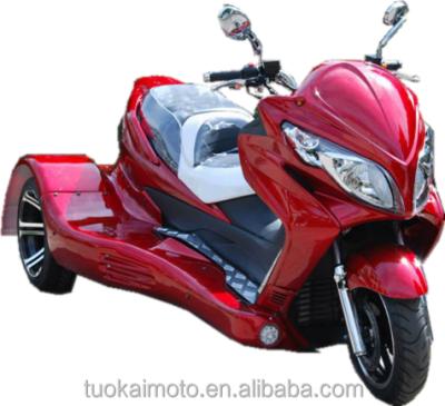 China 13kw Rubber Power CVT 300cc 3wheels Motorcycle 300cc Tricycle Scooter (TKM300-L1) for sale