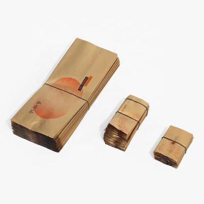 China Easy Teardrop Tea Mocha Energy Granola Bar Packaging Powder Bag 3 Side Seal Recyclable Customized Plastic Bag for sale