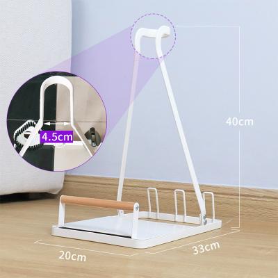 China Steel Wood Metal Handheld Vacuum Cleaner Bracket Storage Rack Without Drill Viable For Dyson Bracket for sale