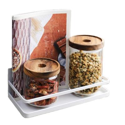 China Dongguan Sustainable Kitchen Large Home Mounted Organizer Spice Holder Magnetic Fridge Rack for sale