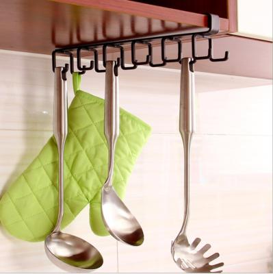 China Practical Viable Practical Kitchen Organizer Under Cabinet Coffee Cup Holder Metal Cup Holder for sale