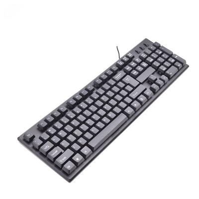 China Plug and Play Keyboard 104 Keys Standard Computer Keyboard for Desktop and Laptop Notebook USB Wired Keyboard for sale