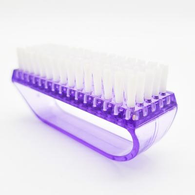 China New Design High Quality Colored Body Bath Colorful Body Exfoliation Treatment Nylon Main Side Handle Nail Cleaning Brush Plastic Brush for sale