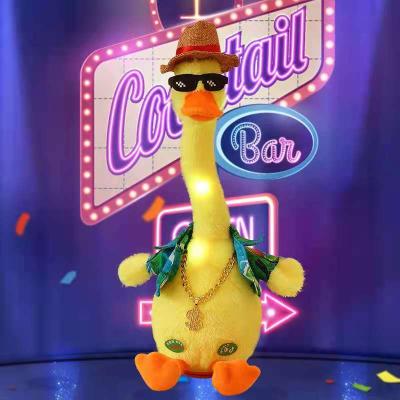 China 2021 Tik Tok Toy Fashion Electric Repeat Rereading Hot Selling Dancing Dancing Talking Duck for sale