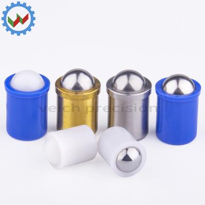 China Custom Wholesale Machinery / Equipment Factory Outlet Brass Plunger VCN410 POM Stainless Steel Spring Ball for sale