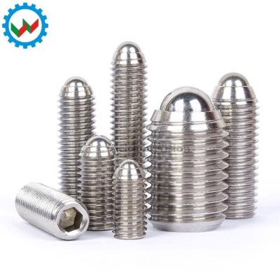 China Threaded Steel Ball Screw Plug Stainless Steel Ball Spring Plunger With Ball for sale