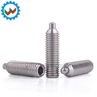 China Machinery / Factory Equipments Outlet Custom Wholesale VCN518 Threaded Stainless Steel Spring Plunger for sale