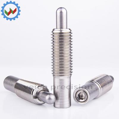 China Machinery / Equipment OEM / ODM China Factory VCN515-SS Super Light Load Threaded Stainless Steel Spring Plunger for sale