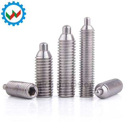 China Machinery / Equipment One Stop Service VCN518 Hex Socket Threaded Stainless Steel Spring Plunger for sale