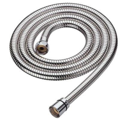 China Wholesale Modern Bathroom Water Pipe Silver Joint Flexible Shower Hose for sale