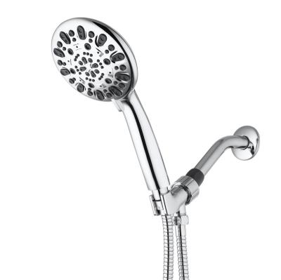 China Modern Hot Sales 7 Function Hand Held Shower Set With Bracket Water Saving Massaging Shower Head for sale