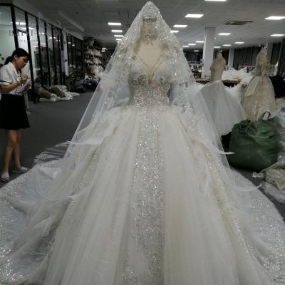 China Anti-Static Vestidos De Novias Hot Selling Princess Ball Gown Bride Wedding Dress for sale