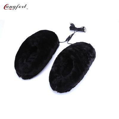 China USB Foot Warmer Slippers Indoor Shoes Electric Foot Warmers Usb Warmer Slippers for sale