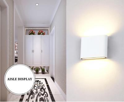 China Street Round Shape 12W Led Wall Light White White Color Outdoor Warm/Cool IP65 Rating For Street Building Home for sale