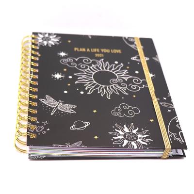 China Free Sample Planner Stationery Set Journal Spiral Book Printing Create Your Own Spiral Book Planner for sale